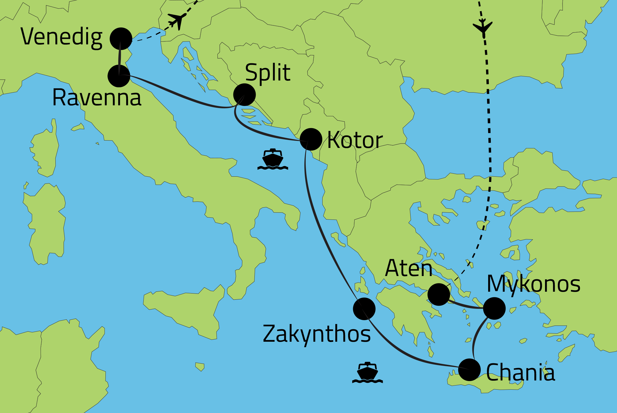 Geografisk karta ver Gardasjn